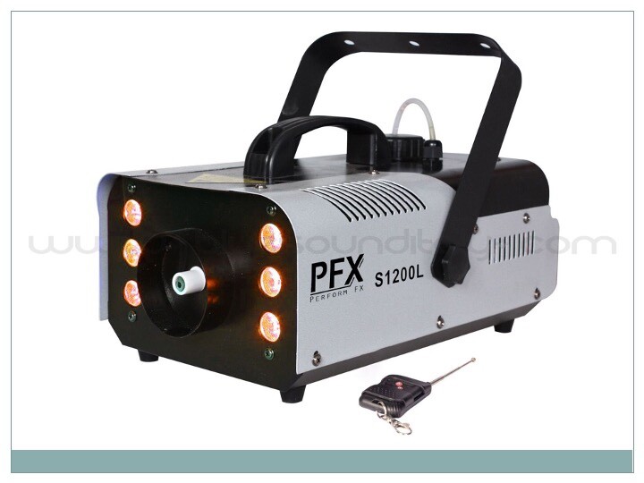 Macchina Nebbia DJ PFX S1200L 1200W LED Wireless - Potenza Pura