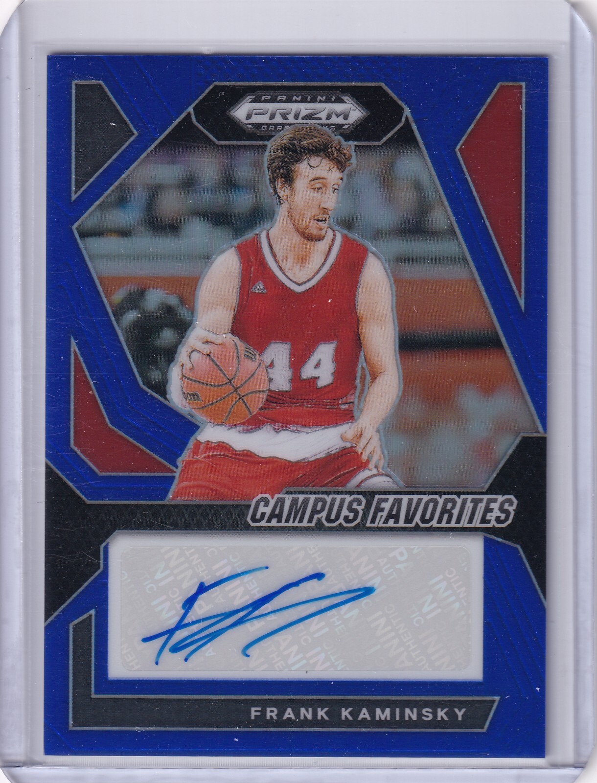 2024 Prizm Draft Picks CFS-FKM Frank Kaminsky Campus Favorites Auto Blue /149