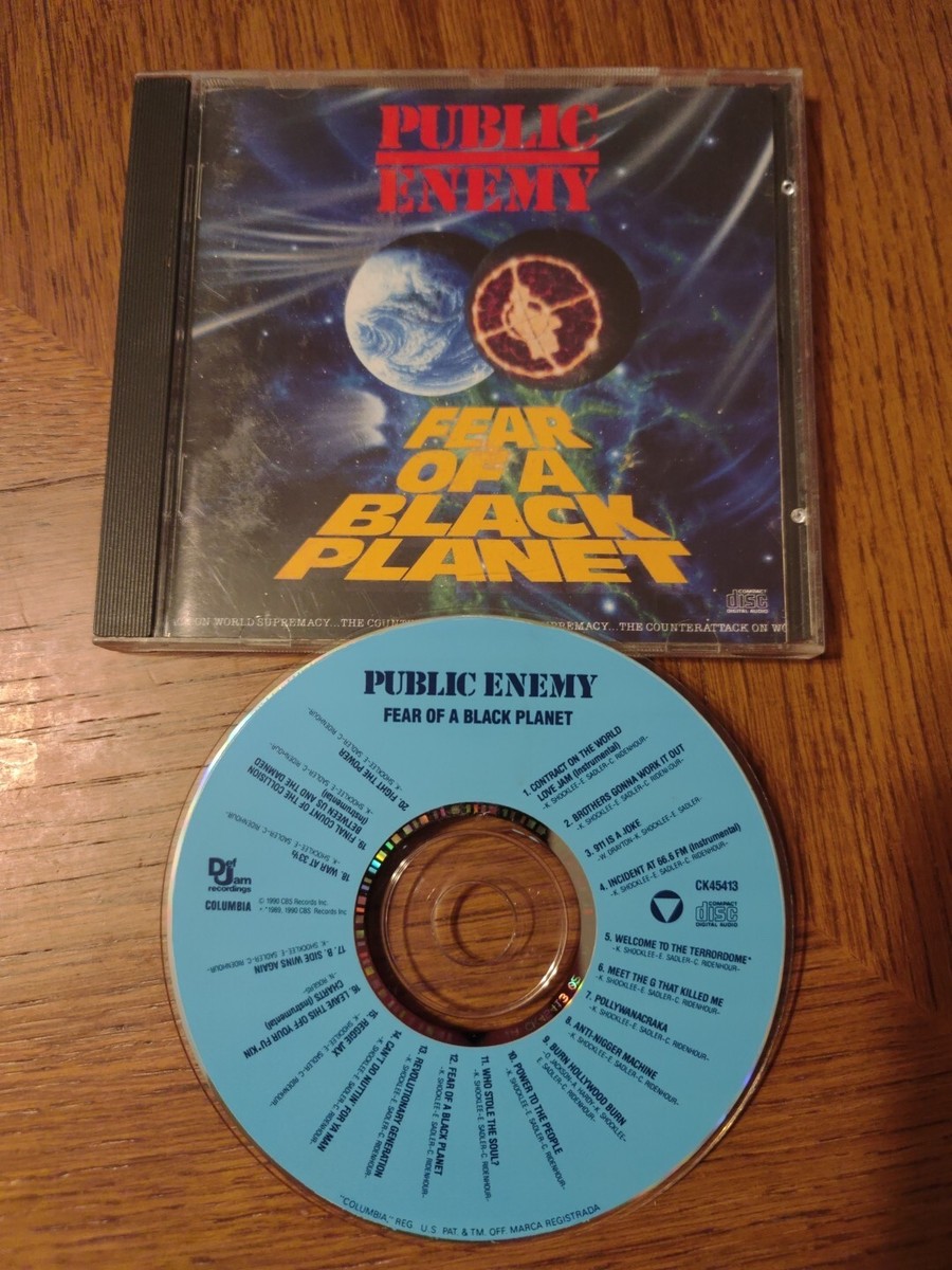 Public Enemy 1990 Fear Of A Black Planet rap CD, Chuck D | eBay