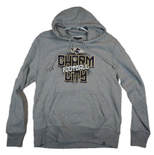 Baltimore Ravens 47' Brand Hoodie Charm City Sweatshirt Grey Men Size LARGE