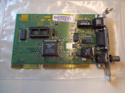 3com EhterLink 3 3C509B-C Parallèle Tasking Carte Réseau #K-251-9
