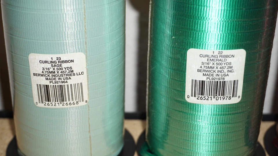 (5 Lot) Curling Ribbon 500 Yards Roll 3/16" Multicolor - Image 3 of 4