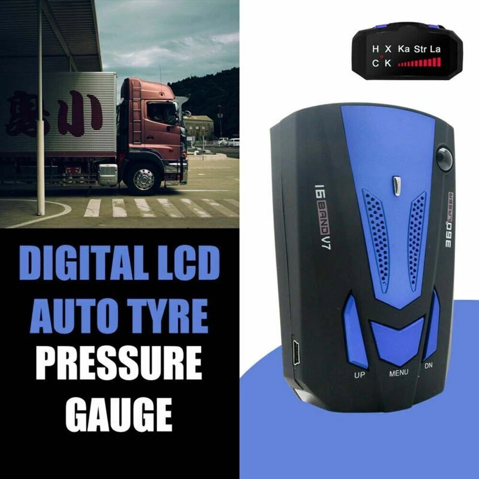 360 Degree Car Speed Radar Detector 16 Band V7 Police Safe Voice Alert Laser - Image 2 of 4