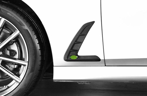 For BMW 3-Series G20 2019-2021 Carbon Fiber Fender Side Air Outlet Cover Trim - Picture 3 of 5