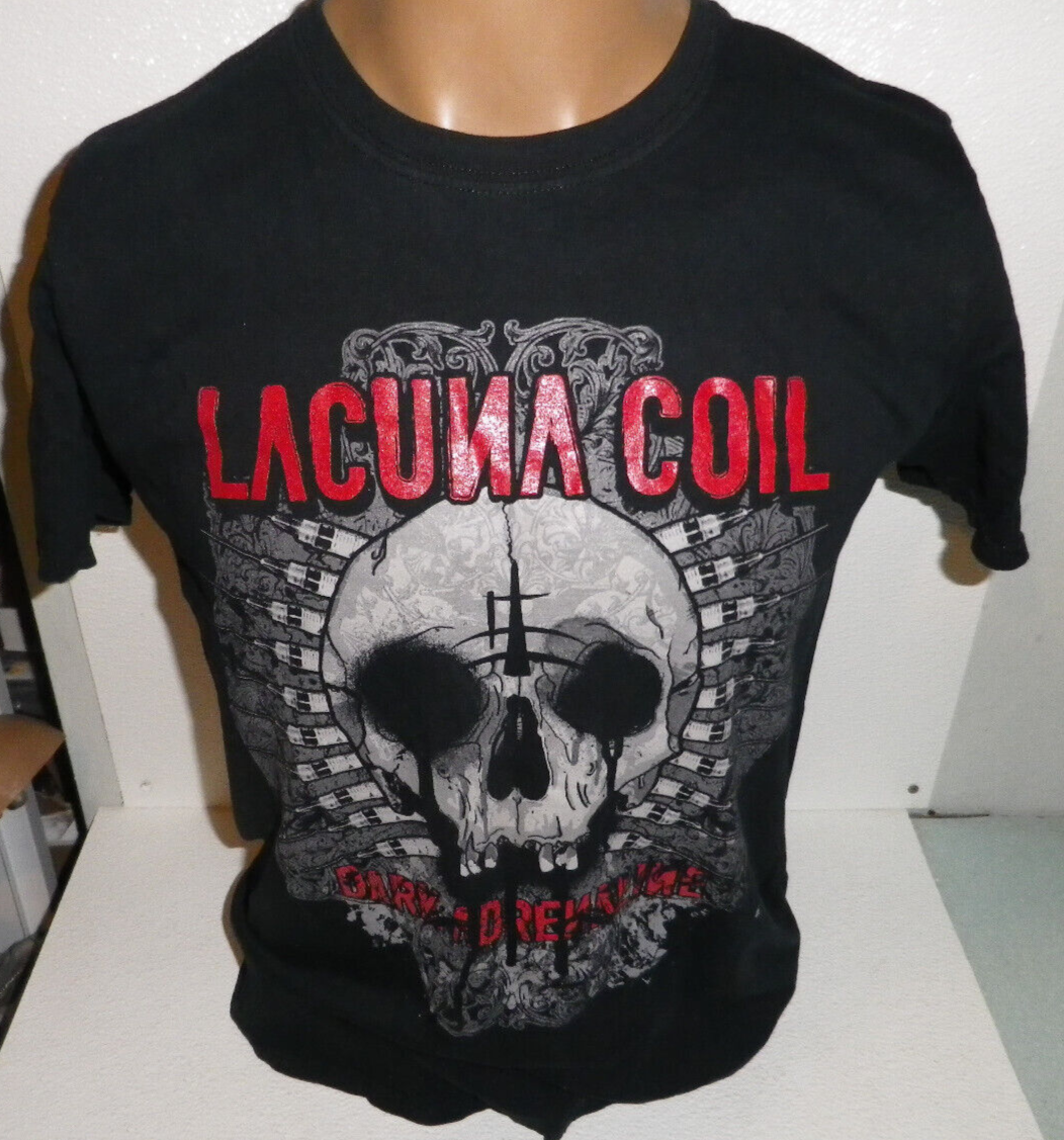 Lacuna Coil Shirt Adrenaline Darkness Rising Tour Size Medium Vtg