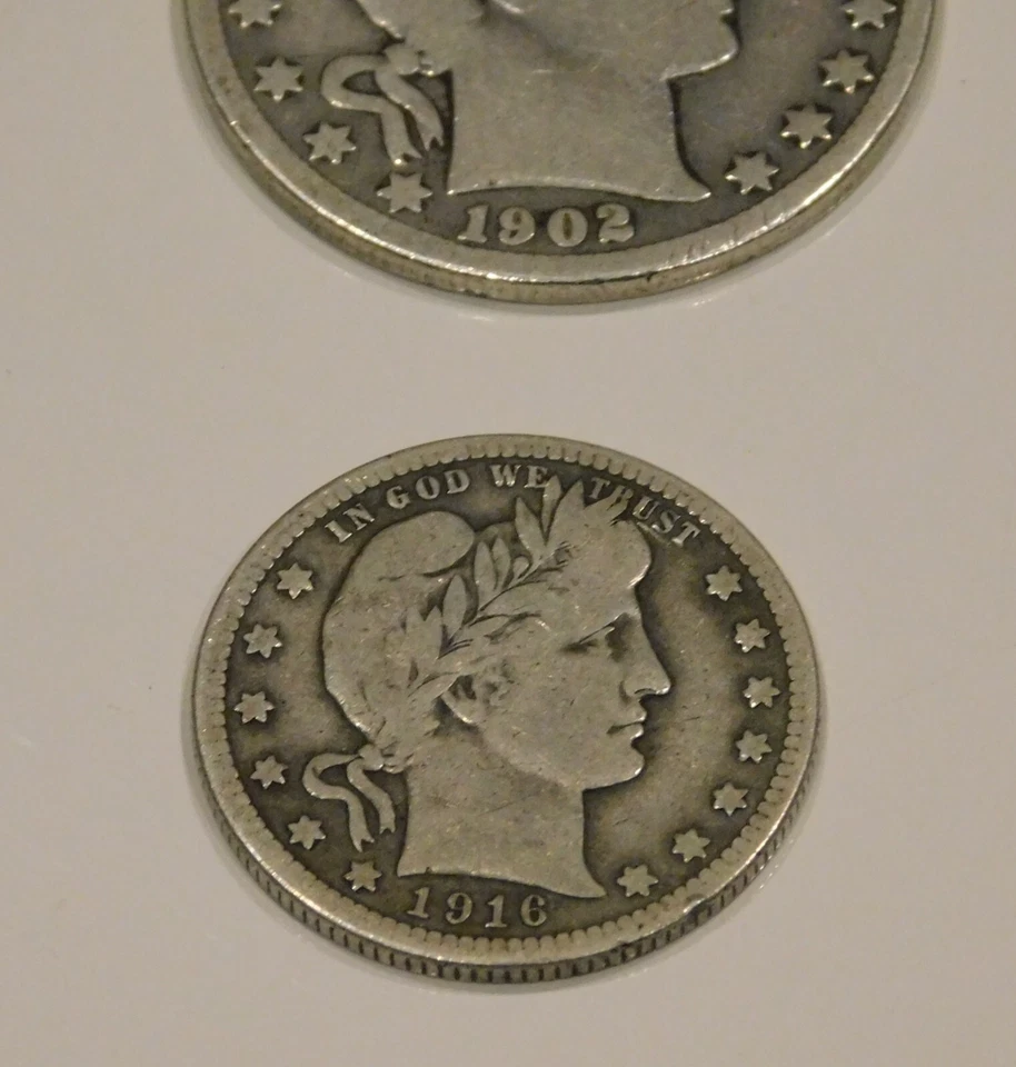 Old US COINS # 24-Barber Quart n Dime, Mercs, Buff n Lib Nicks, Lot Pennies LQQK - Image 2 of 4