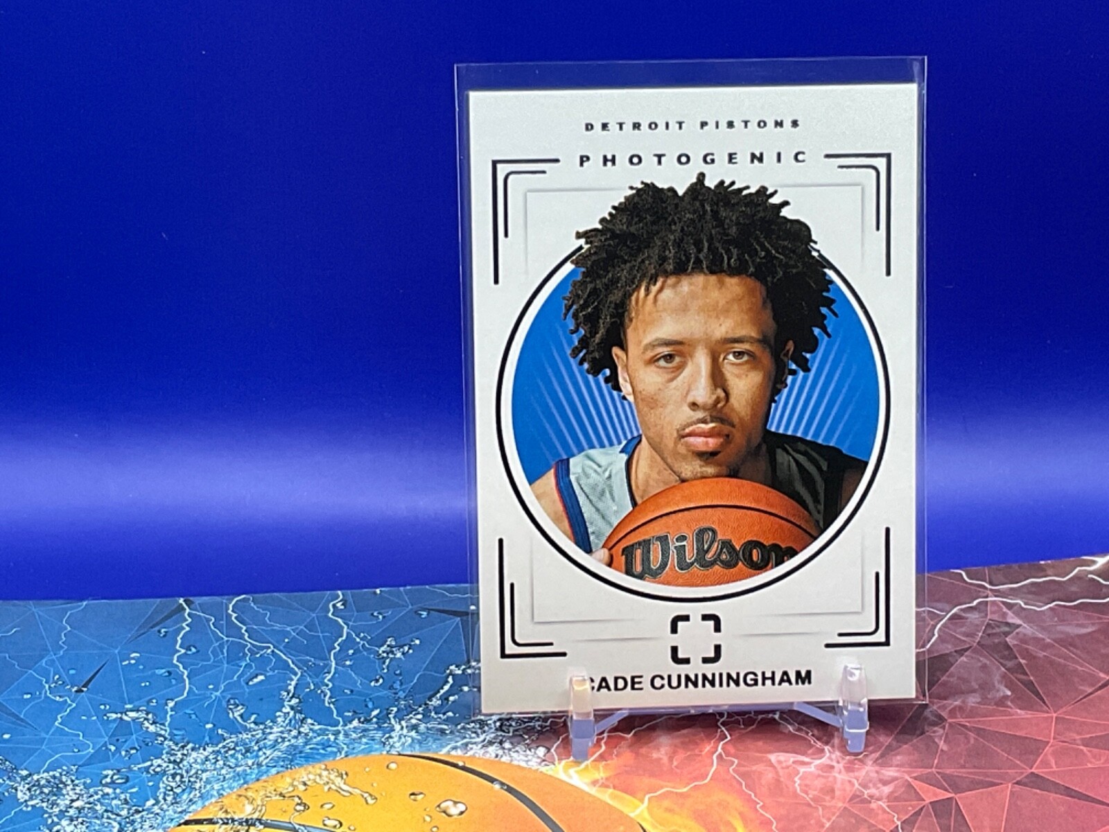 2021-22 Panini Photogenic Cade Cunningham #5 Rookie Focus Detroit Pistons