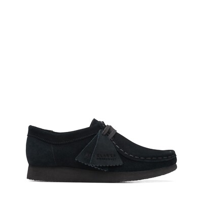 Clarks Kids Wallabee O Black Suede 26168038 | eBay