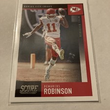 2020 Score Football #139 Demarcus Robinson Chiefs