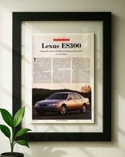Floating Frame Lexus ES300 Original Print Vintage Ad Framed