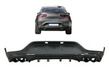 Hinterer Diffusor Für Mercedes GLC Coupe Facelift C253 20+ Auspuff GLC43 Look