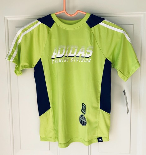 NWT Adidas Lot of (3) Lime Green Navy Blue Shorts & Short Sleeve Shirts, Sz S/7x - Picture 9 of 12