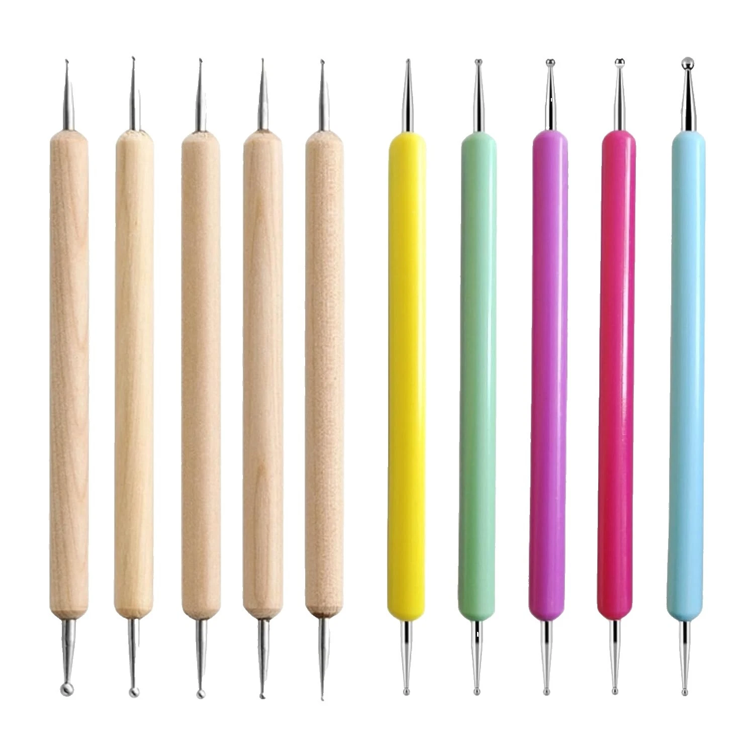 CLAVO de plástico Herramienta puntea Nail Art Tools