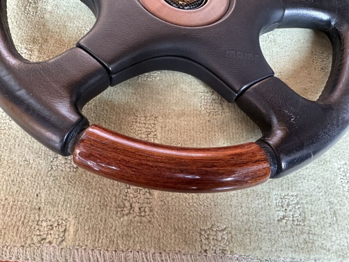 Momo Momo Steering Wheel Olympic iii Steering Leather/Wood Momo Momo Steering Wheel Olympic iii Steering Leather/Wood