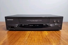 Daewoo VCR DV-T5DN 4 Head VHS Player Recorder No Remote Vtg Tested Working