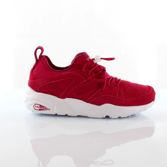 Puma Trinomic Blaze Of Glory Slip On Toggle Red 360101 09 eBay