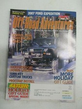 OFF-ROAD ADVENTURES MAGAZINE DECEMBER 2006 2007 FORD EXPEDITION PROCOMP TIRES