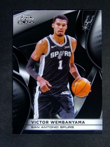 2025-26 Topps Chrome Black Victor Wembanyama #68 Spurs #a0001