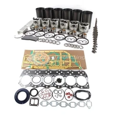 Engine Rebuild Overhaul Kit STD For Mitsubishi 6D16 6D16T CAT Forklift Excavator