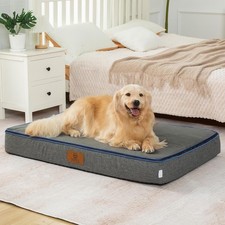 Orthopedic Memory Foam XXL Dog Bed - 6" Thick Beds for Extra Large Sized