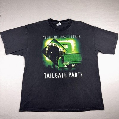 Charlie Daniels Band Shirt Mens 2XL Black Tailgate Party Graphic Concert Tee Y2K
