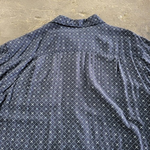 RON Chereskin Shirt Size XL Black All Over Casual Button Up Short Sleeve - Picture 6 of 9