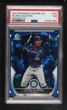 2023 Bowman Chrome Sapphire Edition Prospects Felnin Celesten PSA 7 14t3