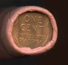 1954 D Lincoln Cent OBW Original Bank Wrap Unc. Roll * No Reserve *