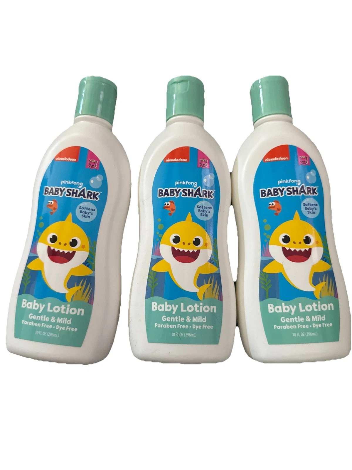 3 Pack Baby Shark Gentle & Mild Baby Lotion 10 Fl Oz Ea
Opens in a new window or tab