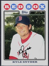 2008 Topps Gift Sets Boston Red Sox #37 Kyle Snyder