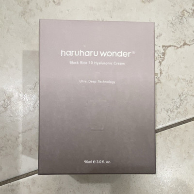 haruharu wonder Black Rice 10 Hyaluronic Cream Vegan Face Moisturizer 90ml