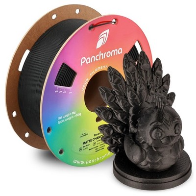 Polymaker Panchroma Matte PLA Filament 1.75mm 1kg Charcoal Black 3D Printer
