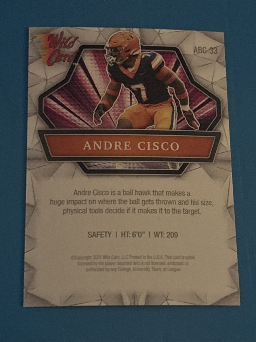 2021 Wild Card Alumination - Andre Cisco #ABC-33 (RC) for sale