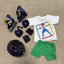 Casco de colección Pleasant Company American Girl Doll Roller Blade Outfit 1996