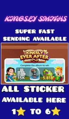 Mono-Poly-Go Ever After Album (alle Sticker 1  bis 6 ) schneller Versand möglich 