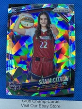 2025 #148 Sonia Citron Panini Prizm WNBA Variation Ice Prizm Mystics RC