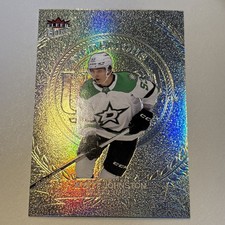 Wyatt Johnston RC 2022-23 Fleer Ultra Hockey Medallions Platinum Parallel /100