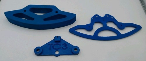 Team Associated TC3 RPM Blue Front Bumper & Trinity Foam & Custom Top Plate RC