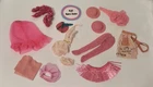 Large Vintage Lot Pink Barbie Clothes Fashions Accessories Superstar Era