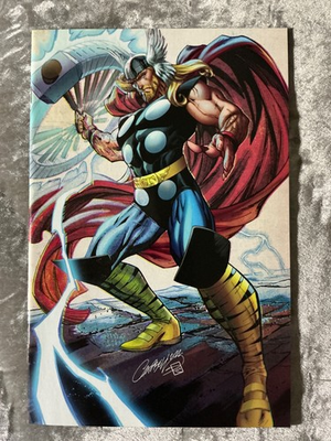#ad THOR #25 NM J SCOTT CAMPBELL 1:100 RETAILER INCENTIVE $14.00