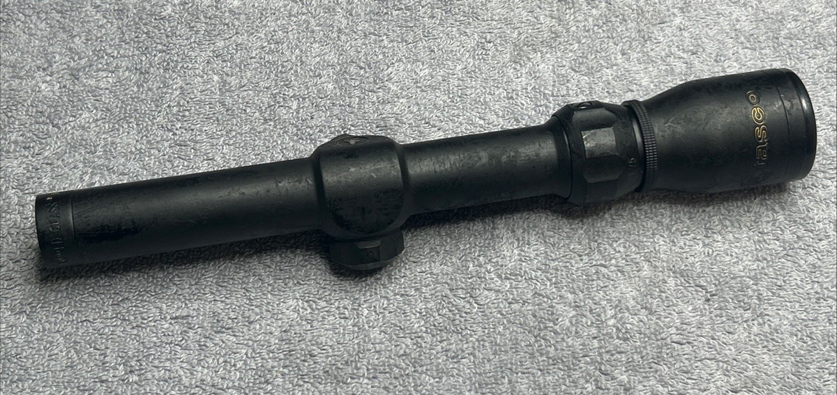 Vintage Tasco World Class 1.75-5X20 Duplex Reticle Gloss Black