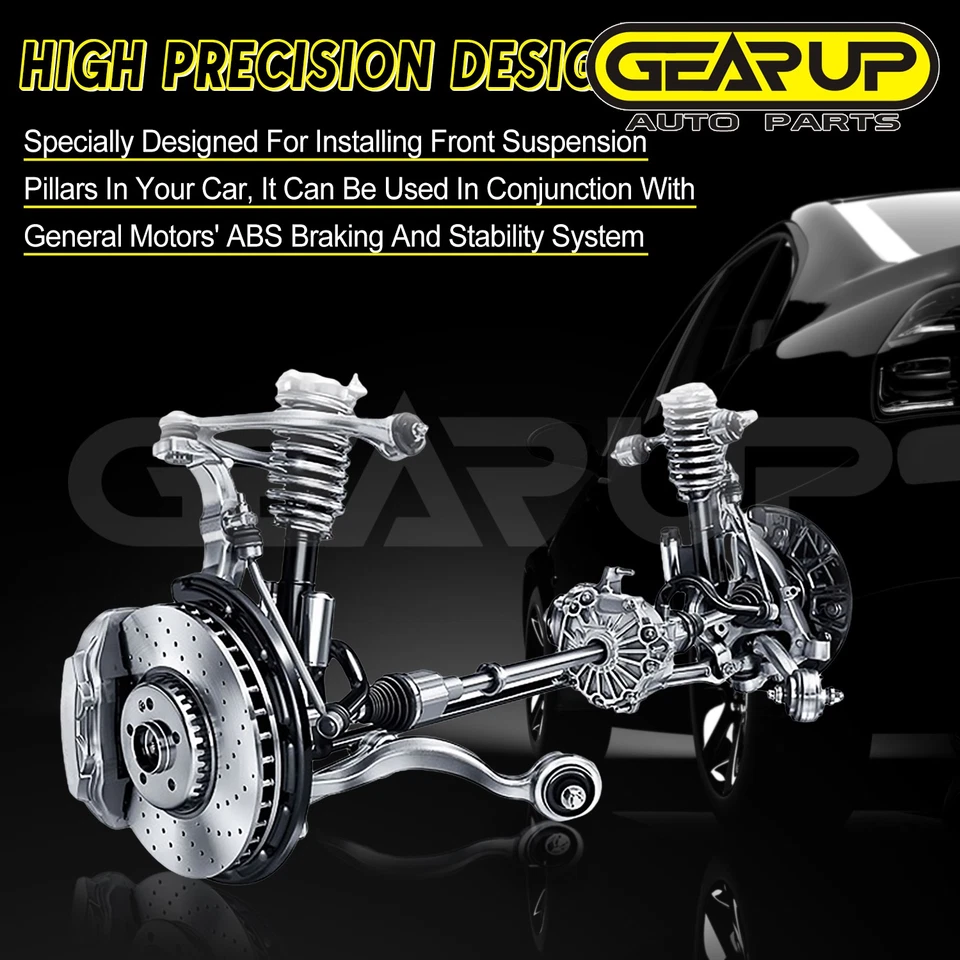 Rear 2 Quick Complete Struts Assembly for 2001 2002 2003 2004 2005 Honda Civic Foto 2 de 4