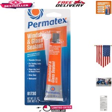 Flowable Silicone Windshield  Glass Sealer 1.5 oz - Waterproof Leak Protection