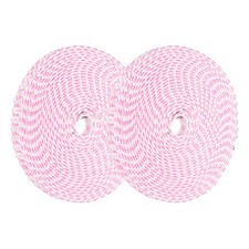 2 Pcs Portable Travel Clothesline, 26.2ft Clothes Line with Hooks, Pink