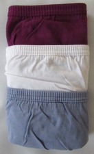 Jockey Elance French Cut 100 Cotton Underwear - Women's Size 7 - 3 Pack - New