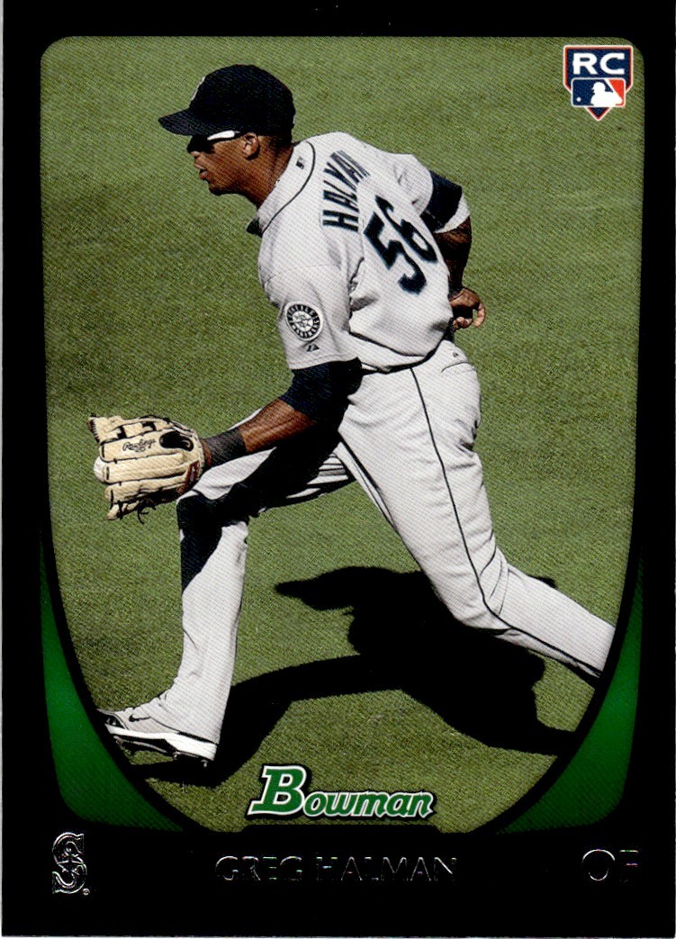 2011 Bowman Greg Halman Rookie Seattle Mariners #198