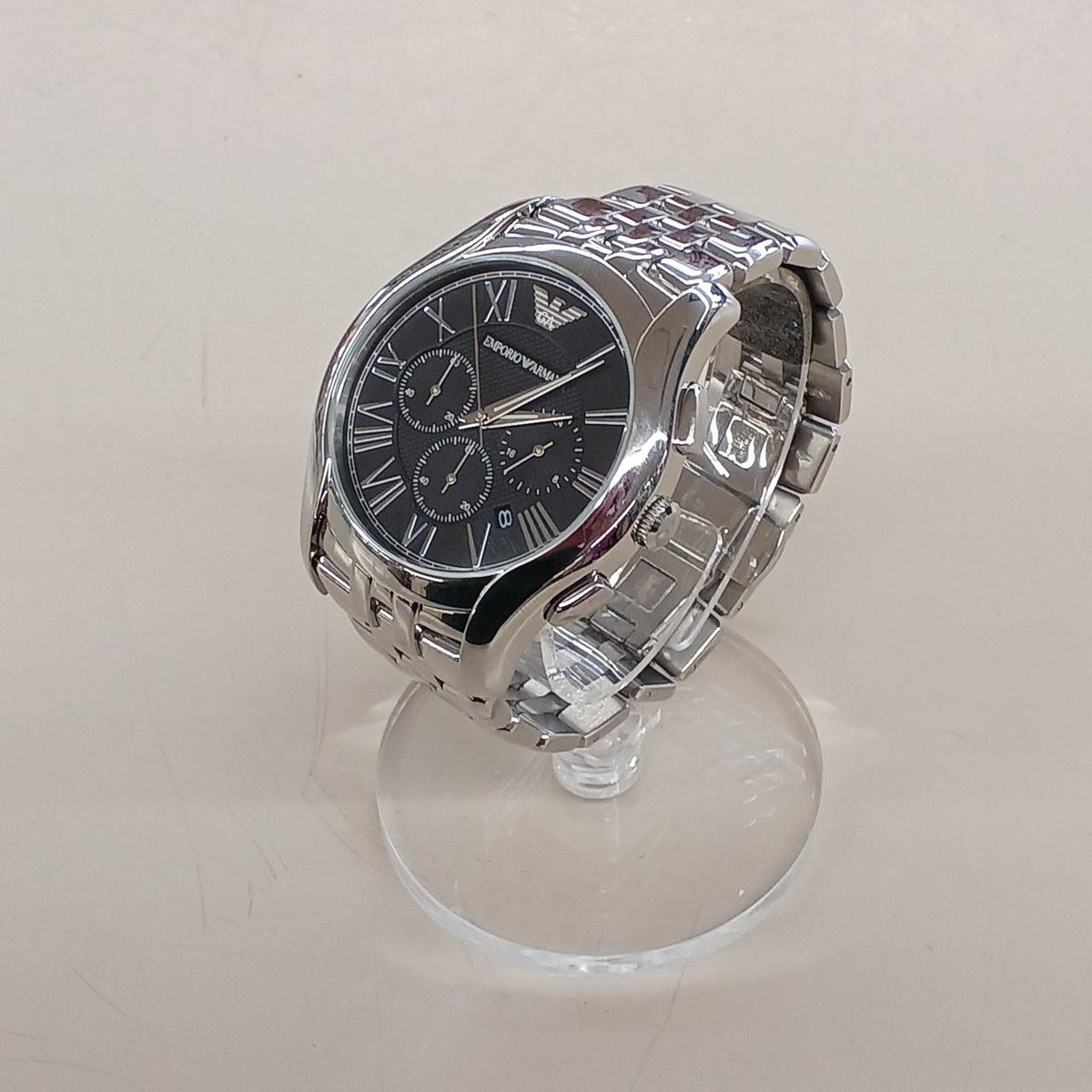 美品！エンポリオ・アルマーニ クオーツ メンズ クロノ 腕時計 AR1786 Emporio Armani Ar-1786 Quartz Watch | eBay