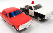 Sears Highway Police Chase Cars Vintage 1970's Japan 1:43 Scale Slot Cars