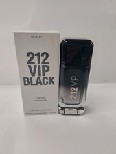 212 VIP Black by Carolina Herrera cologne Men EDP 3.4 oz tester box