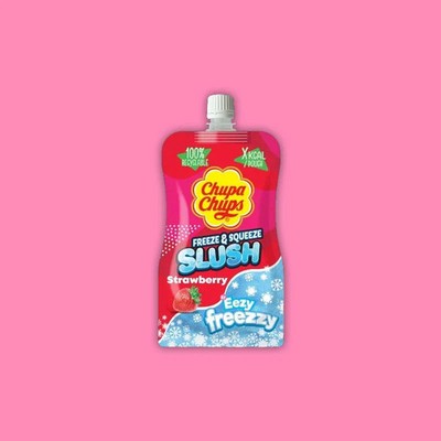 Chupa Chups Slush Strawberry 250ml (United Kingdom) Exotic Snacks